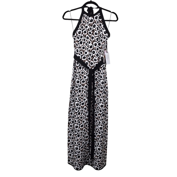 Diane Von Furstenberg For Target Womens Floral Halter Knit Midi Dress Size S NWT - Picture 6 of 9